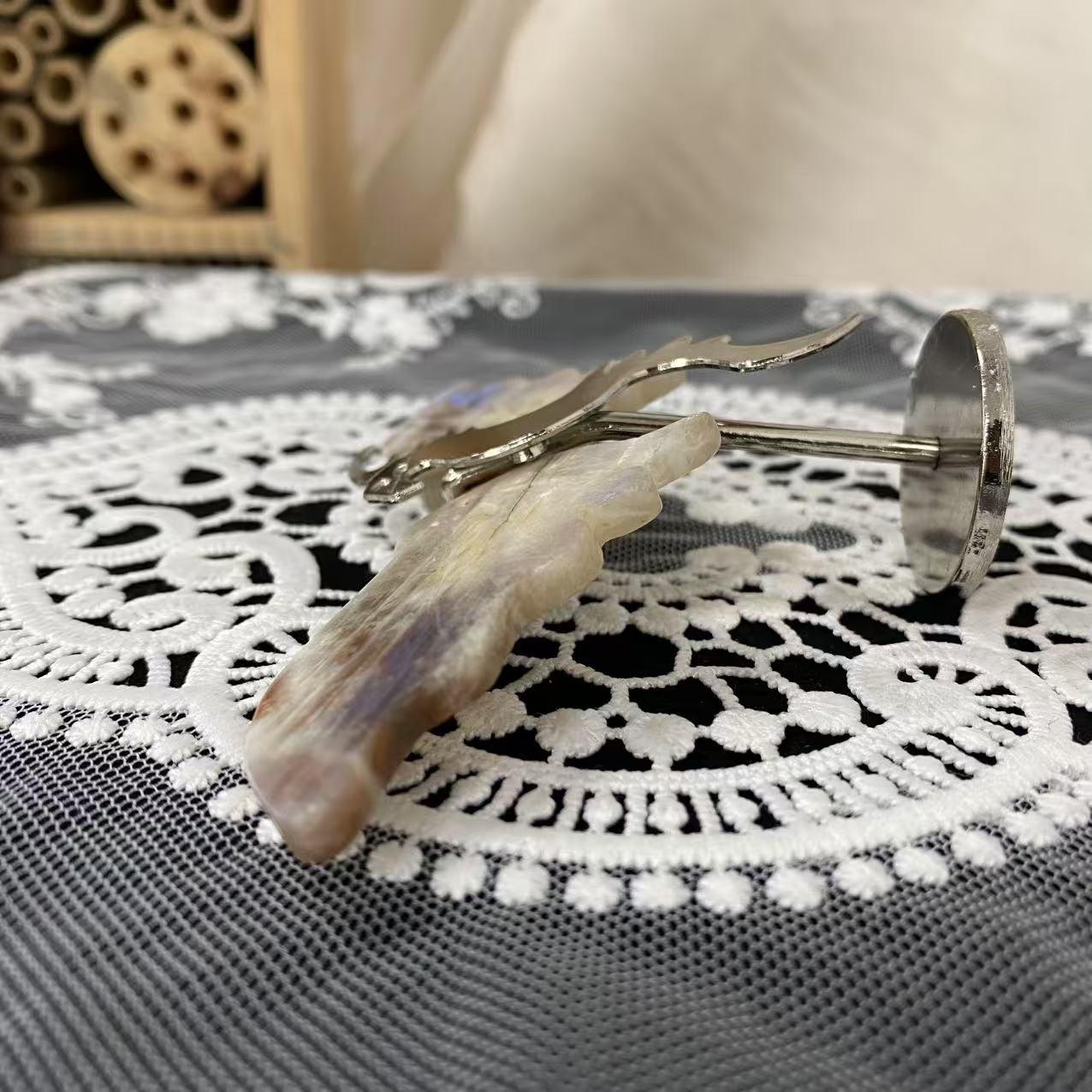 Moonstone Sunstone Dragon Carving