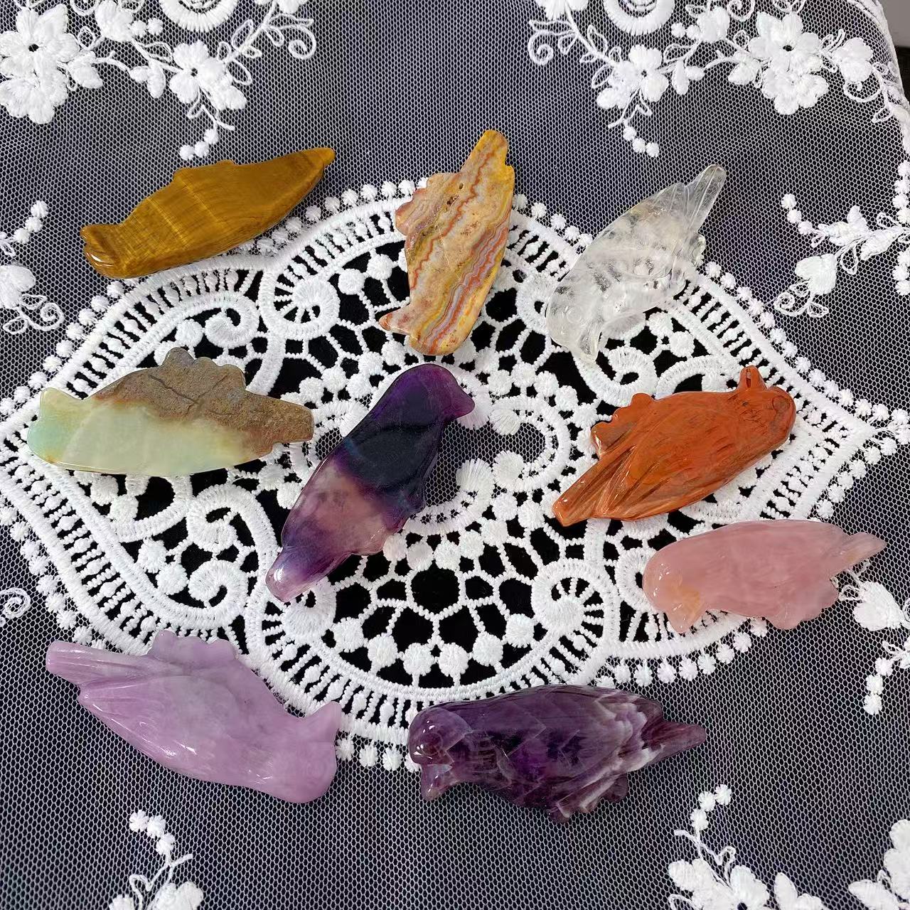 Crystal Bird Carving