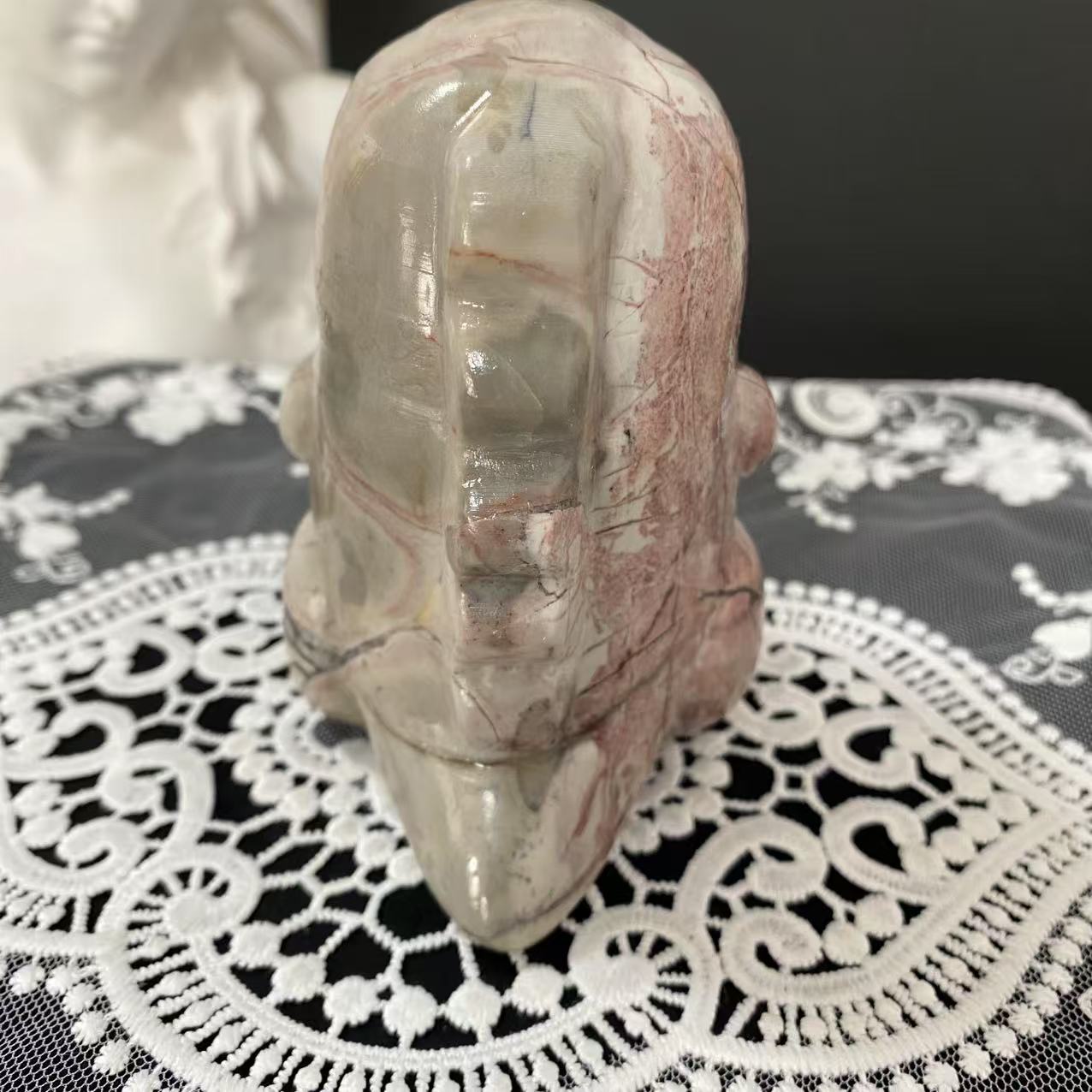 Picture Jasper Baby Dragon Carving