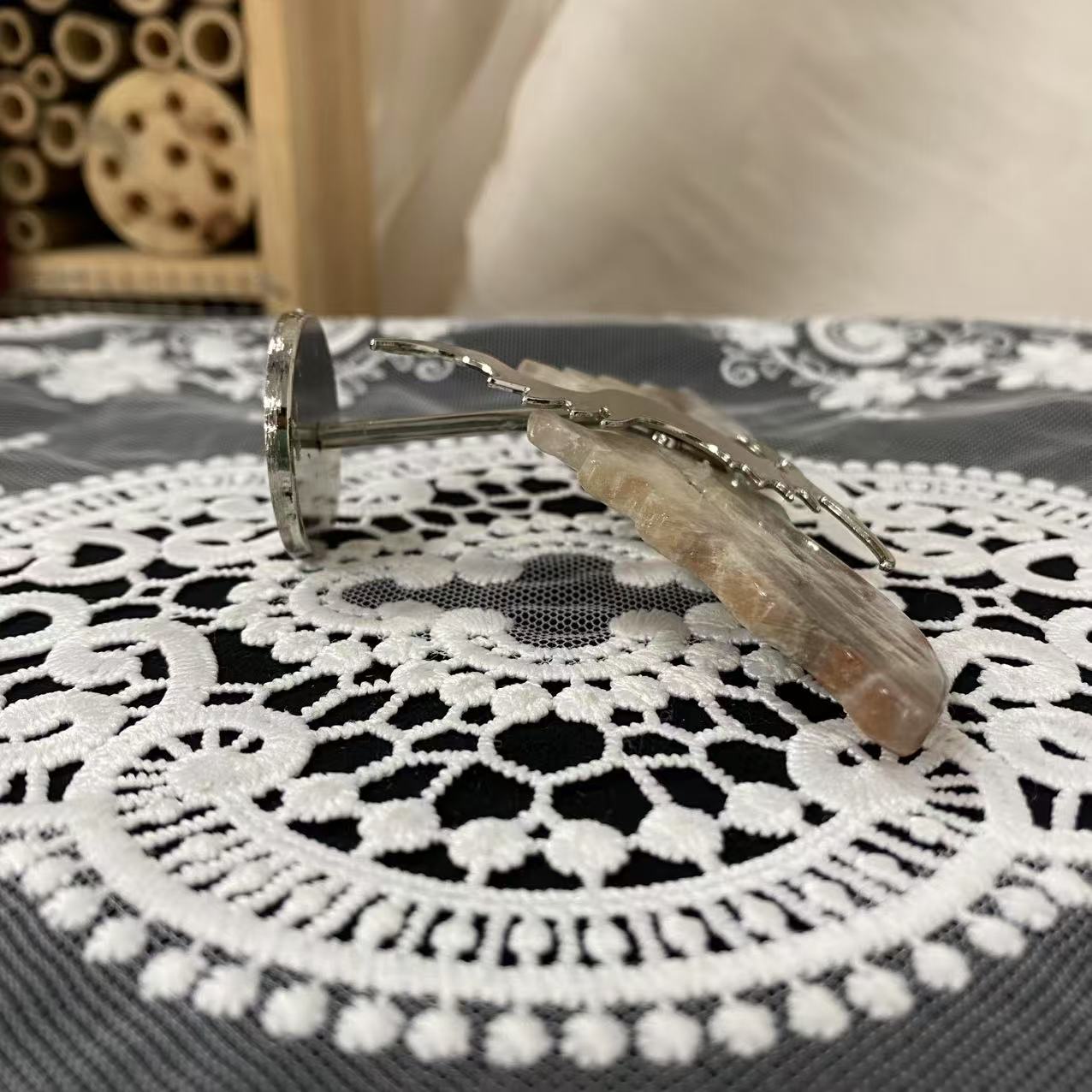 Moonstone Sunstone Dragon Carving