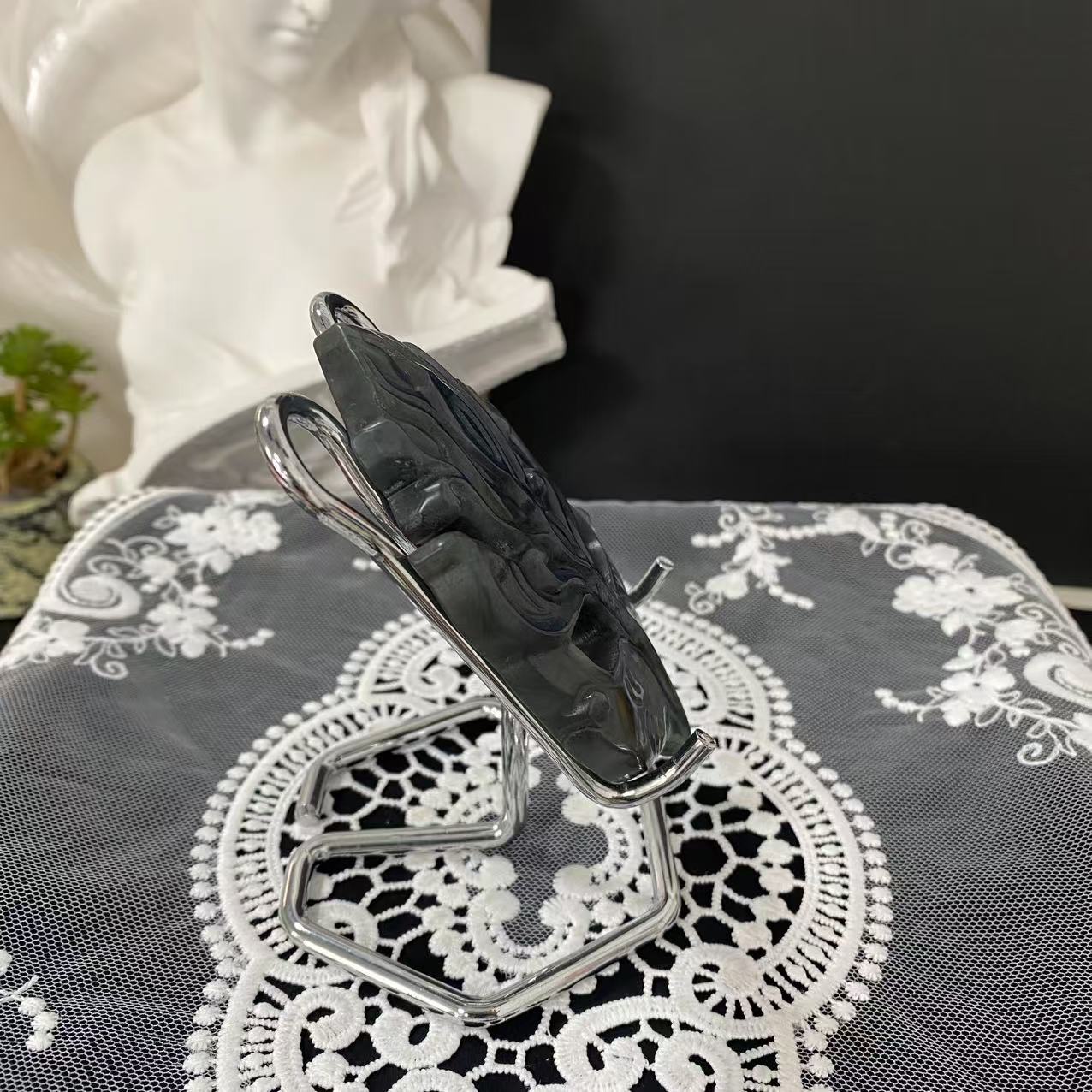 Labradorite Masquerade Mask Carving