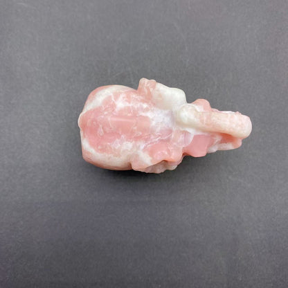 Pink Opal Elephant Carving