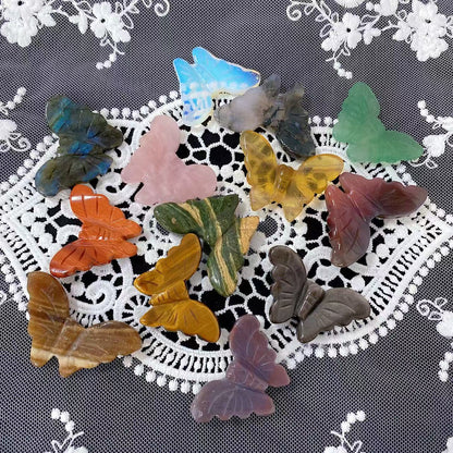 Crystal Butterfly Carving