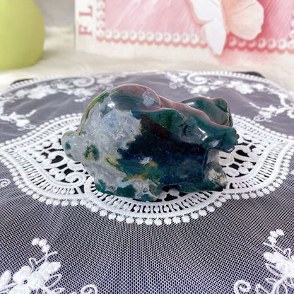 Moss Agate Rabbit