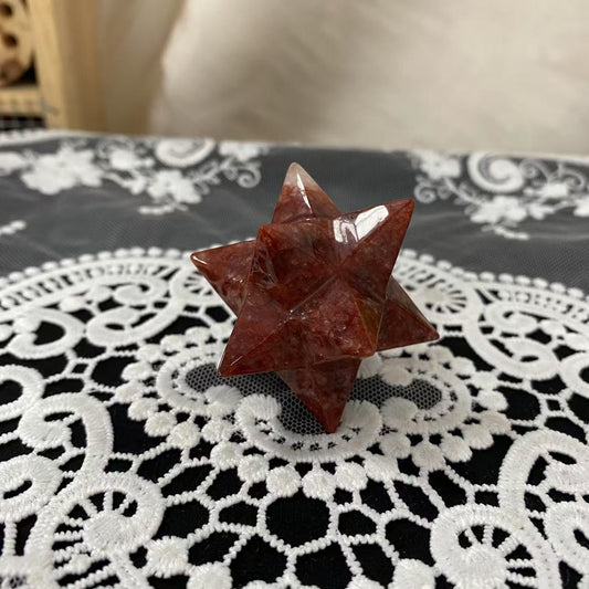 Fire Quartz Merkaba