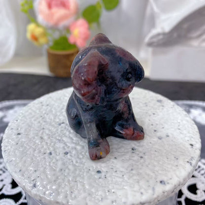 Garnet Koala Carving
