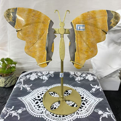 Bumble Bee Jasper Butterfly Wings