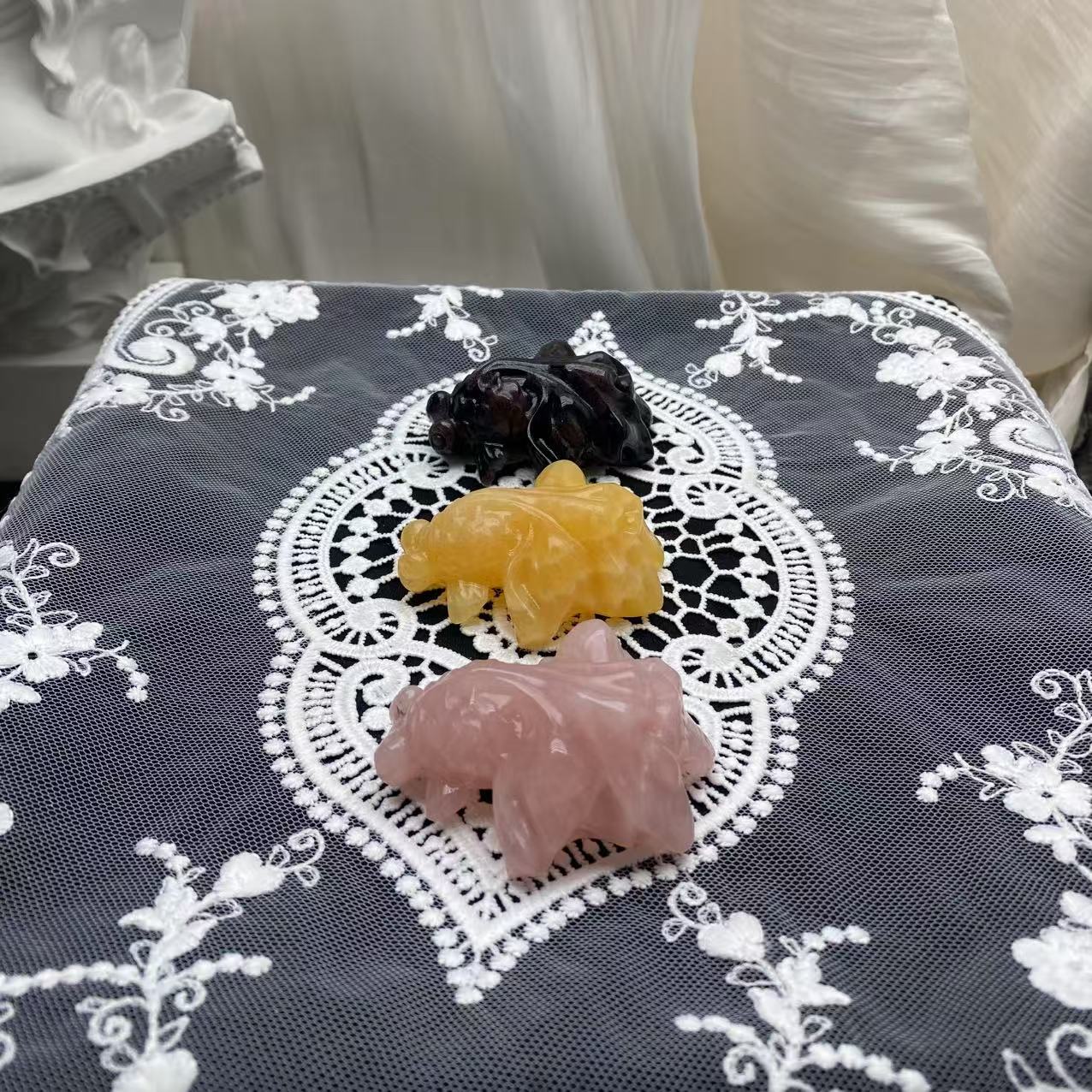 Crystal Goldfish Carving