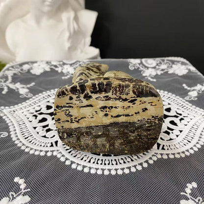 Picture Jasper Wolf Carving