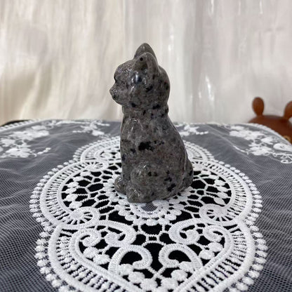Yooperlite Cat Carving
