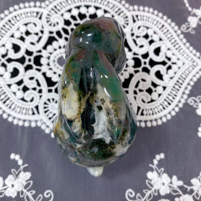Moss Agate Rabbit