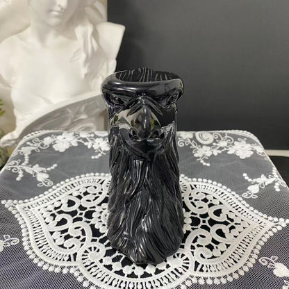 Ice Obsidian Eagle Head Carving