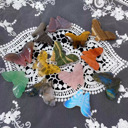 Crystal Butterfly Carving