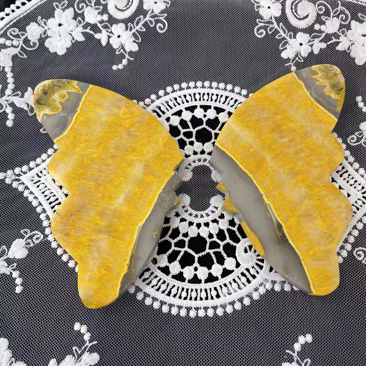 Bumble Bee Jasper Butterfly Wings
