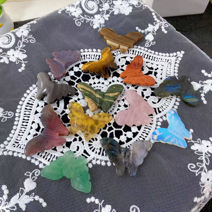 Crystal Butterfly Carving
