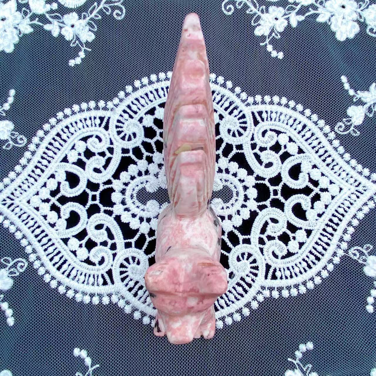 Peru Rhodonite Nine-Tailed Fox