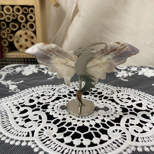 Moonstone Sunstone Dragon Carving