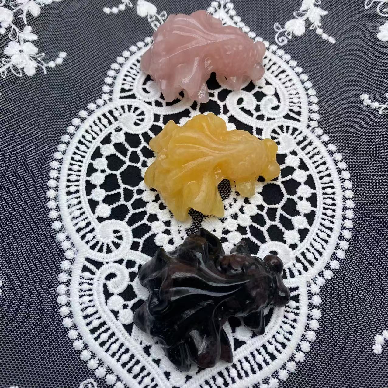 Crystal Goldfish Carving