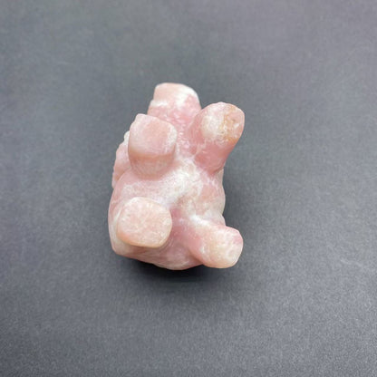 Pink Opal Elephant Carving
