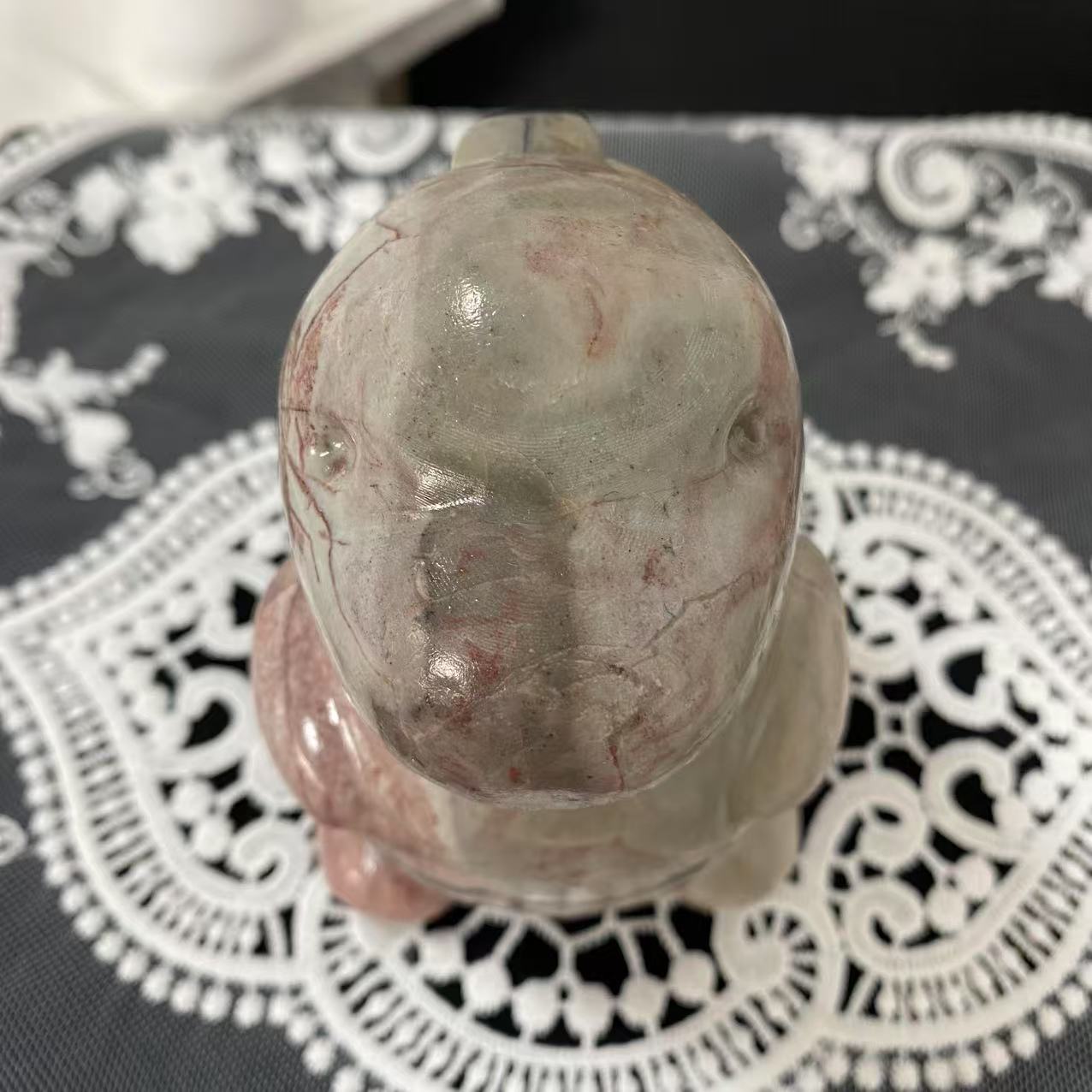 Picture Jasper Baby Dragon Carving