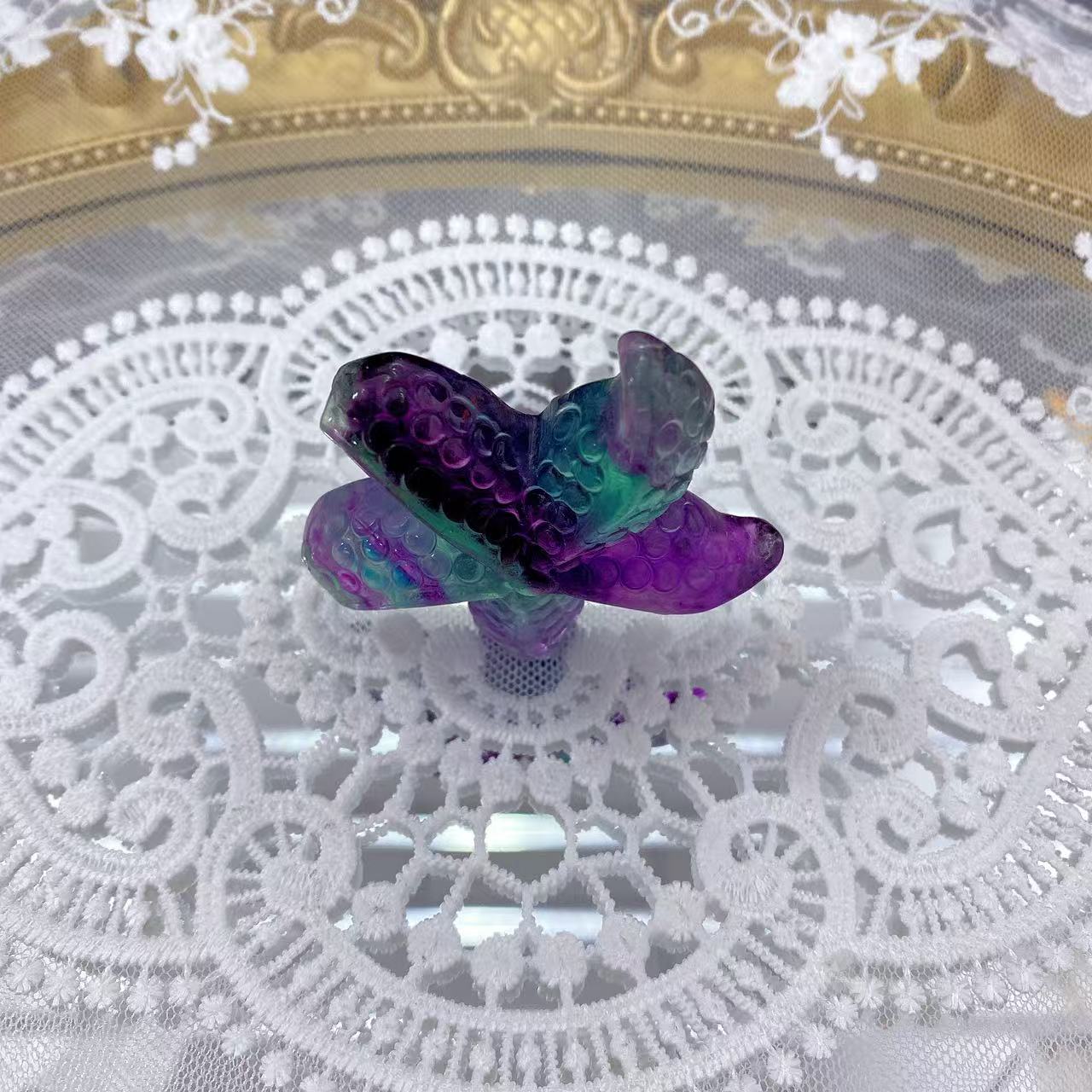 Fluorite Starfish Carving