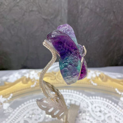 Fluorite Starfish Carving