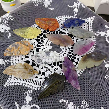 Crystal Leaf Carving