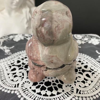 Picture Jasper Baby Dragon Carving