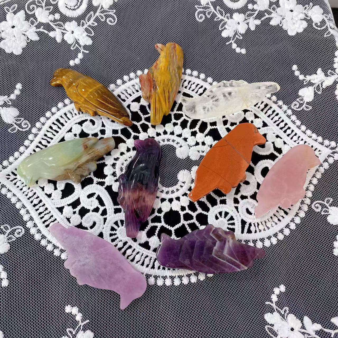 Crystal Bird Carving