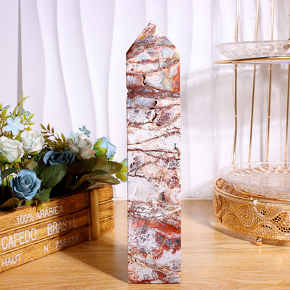 Mexican Lace Agate Tower