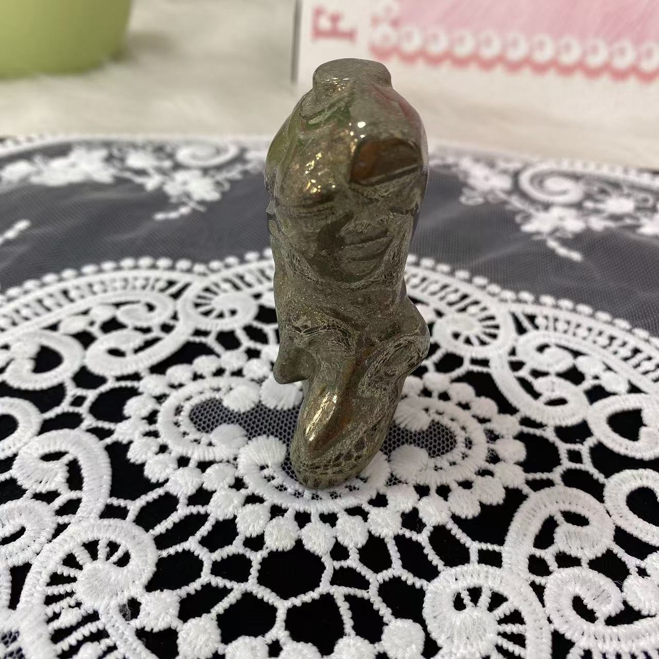 Pyrite Male Body Carving