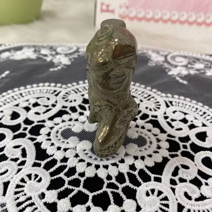 Pyrite Male Body Carving