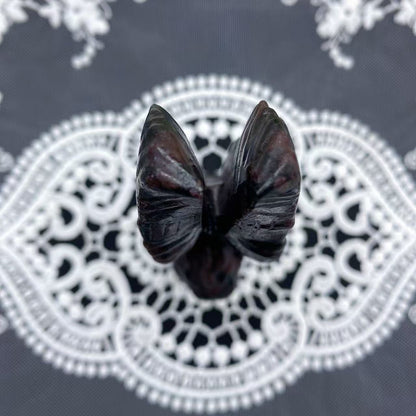 Garnet Crying Angel Carving