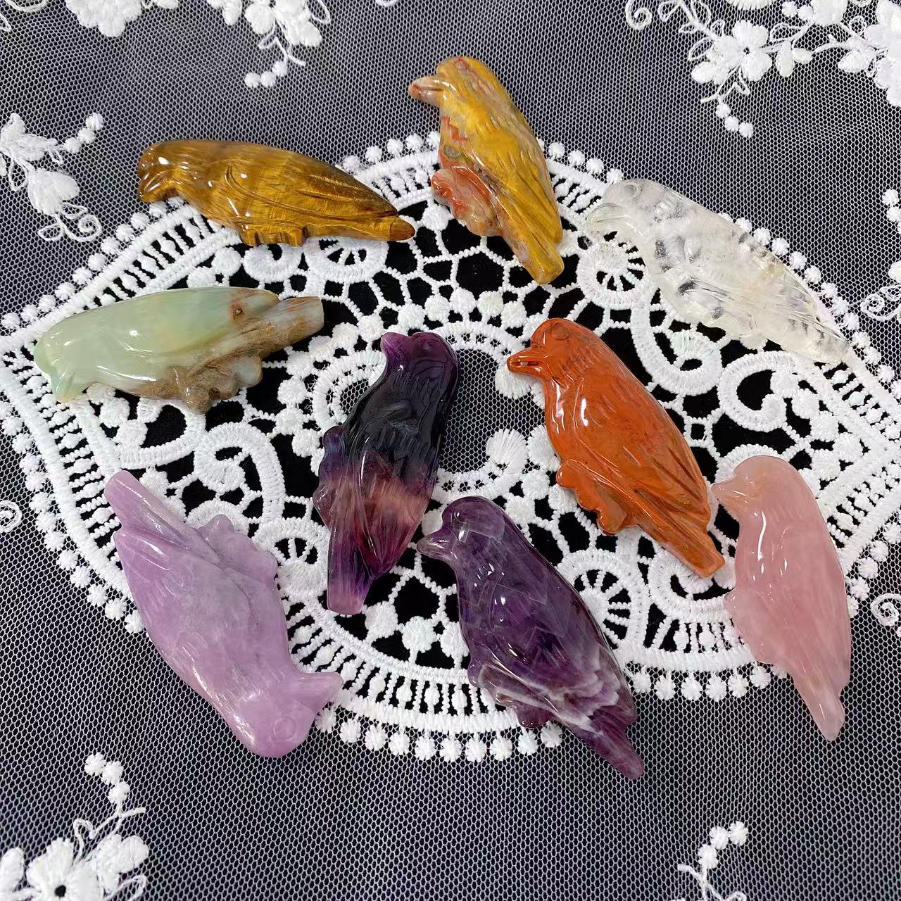 Crystal Bird Carving