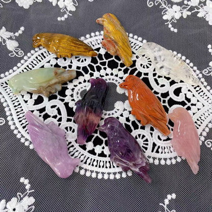 Crystal Bird Carving