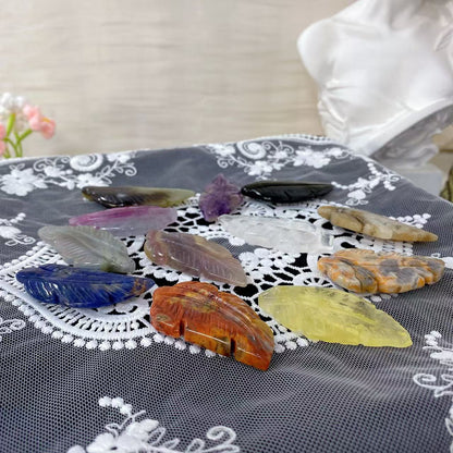 Crystal Leaf Carving
