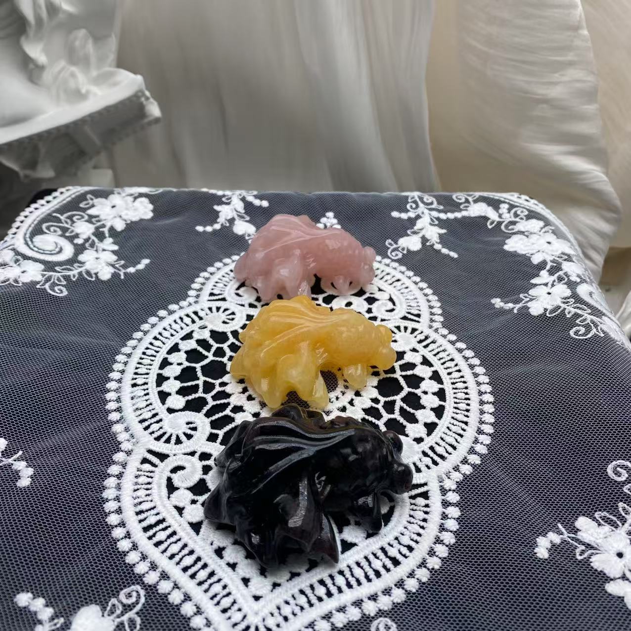 Crystal Goldfish Carving