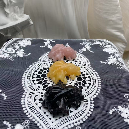 Crystal Goldfish Carving