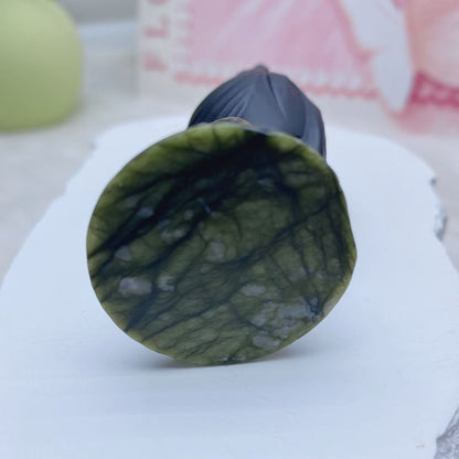 Black Obsidian Owl Carving
