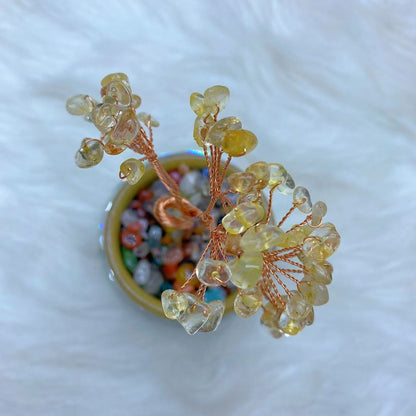 Citrine Money Tree with Bowl Base