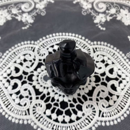 Black Obsidian Finger Skull Carving