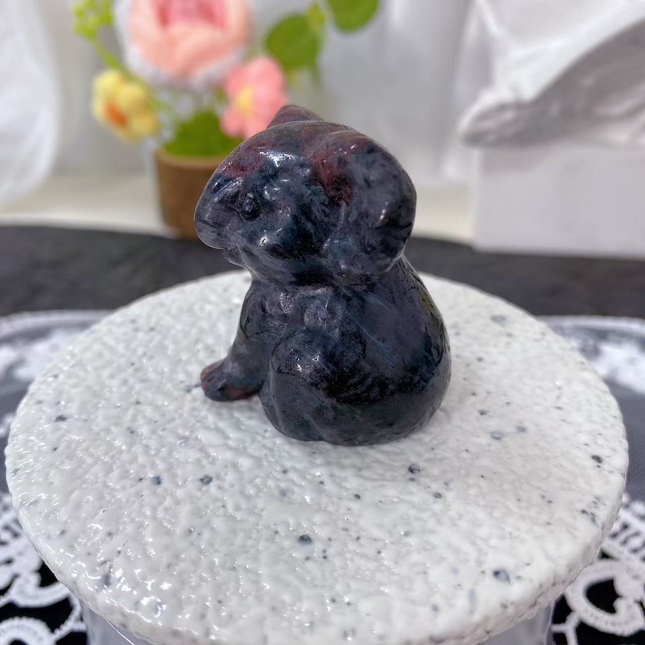 Garnet Koala Carving