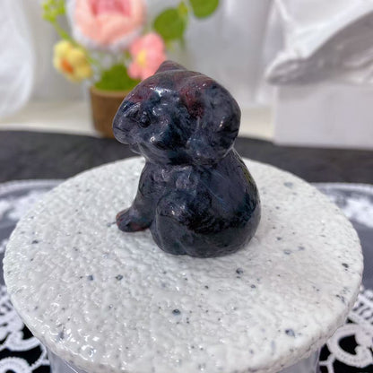 Garnet Koala Carving