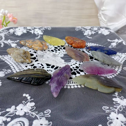 Crystal Leaf Carving