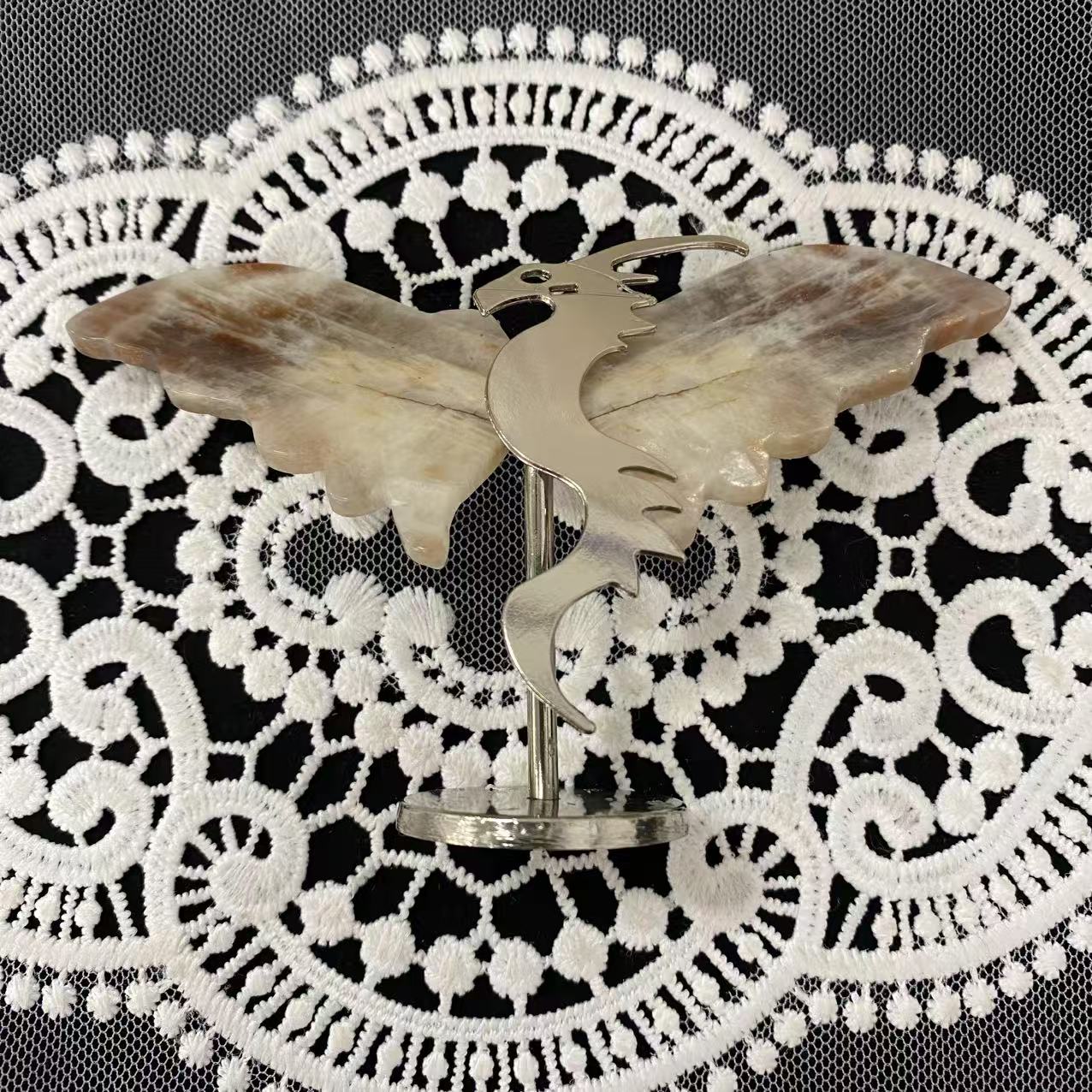 Moonstone Sunstone Dragon Carving