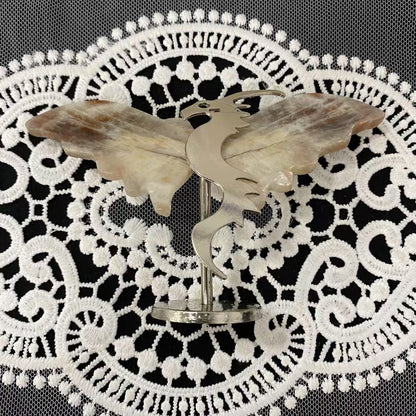 Moonstone Sunstone Dragon Carving