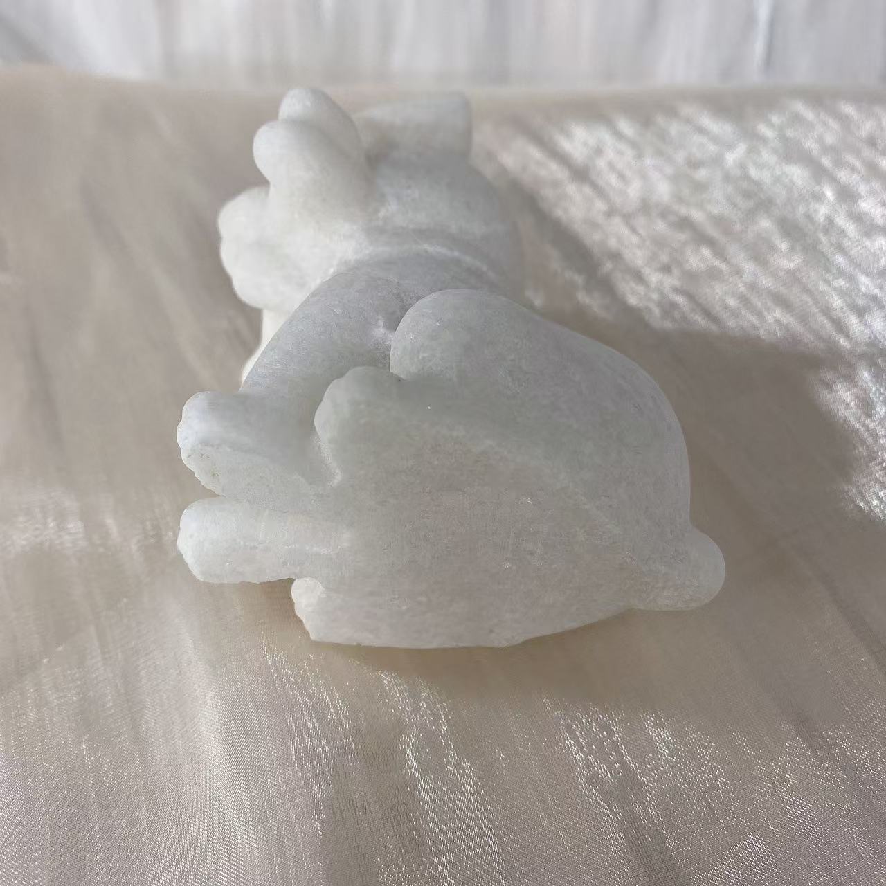 White Jade Dog Carving