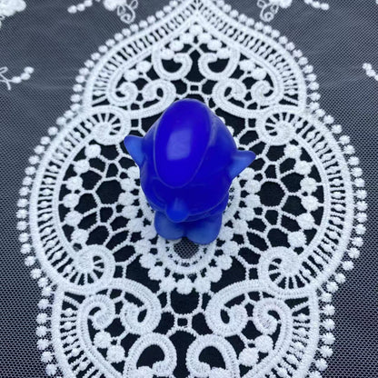 Blue Opalite Smurf Carving