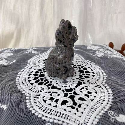 Yooperlite Cat Carving