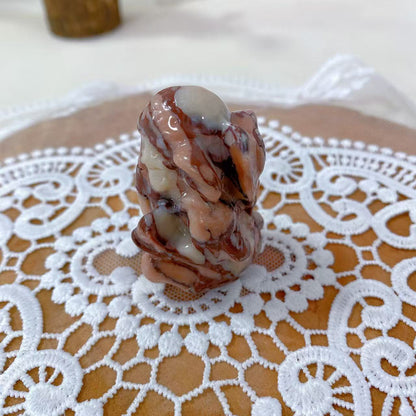 Purple Zebra Jasper Ganesha Carving